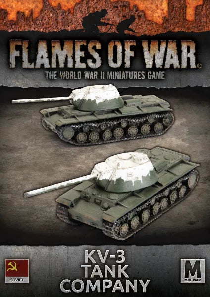 Flames of War: KV-3 Tank Company (SBX82)