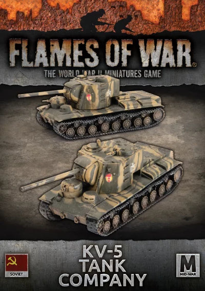 Flames of War: KV-5 Tank Company (SBX83)