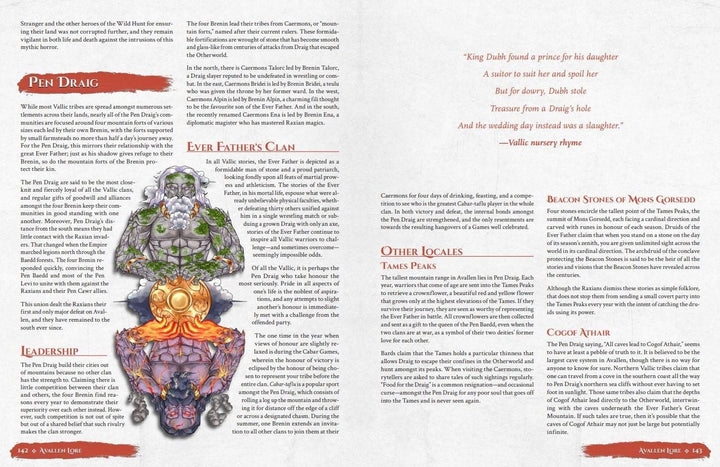 Legends of Avallen - Core Rulebook