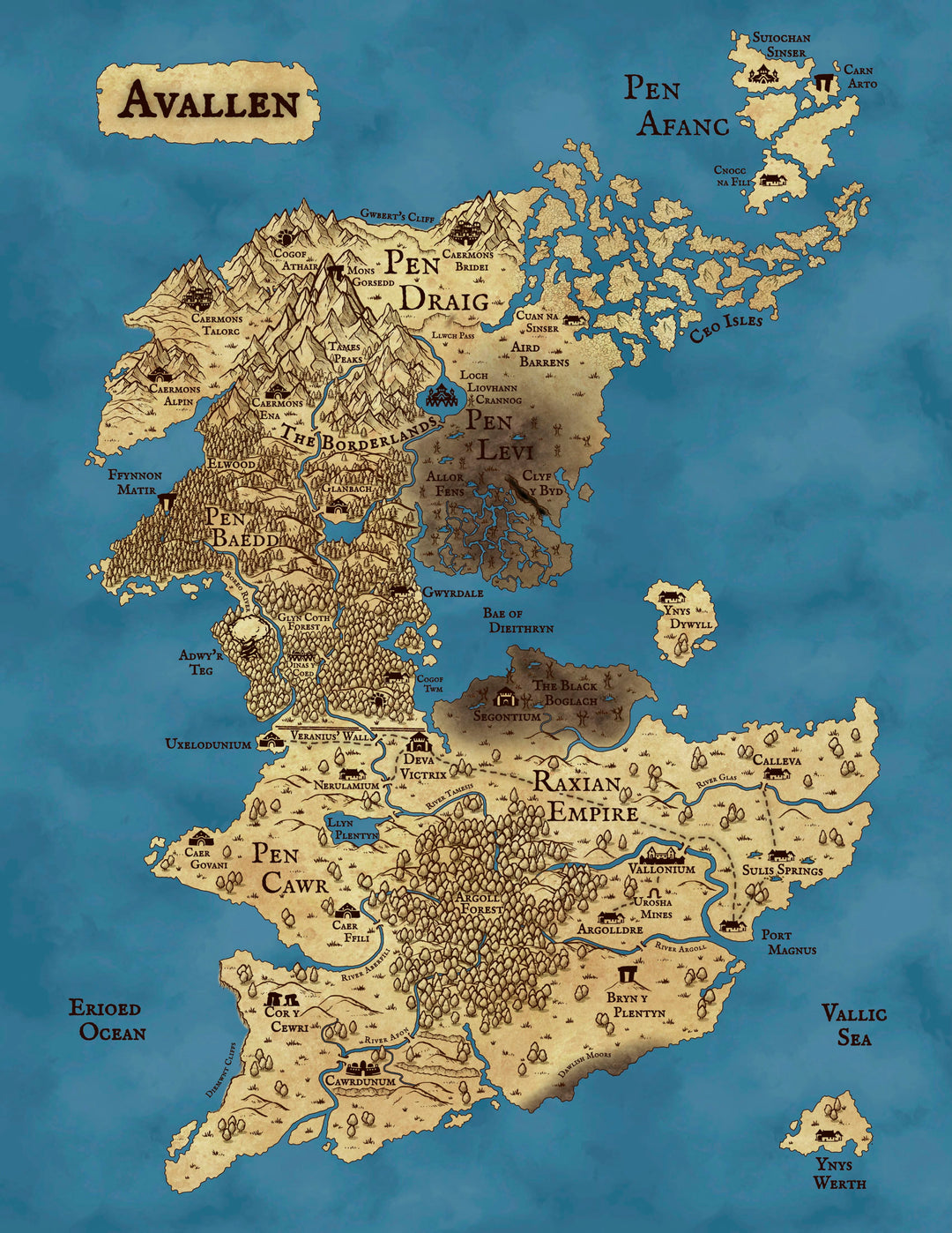 Legends of Avallen - Core Rulebook