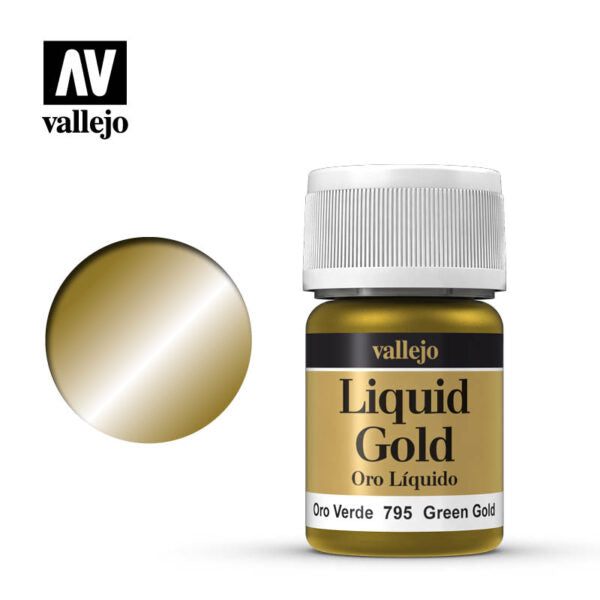 Vallejo Liquid Gold: Green Gold (70.795)