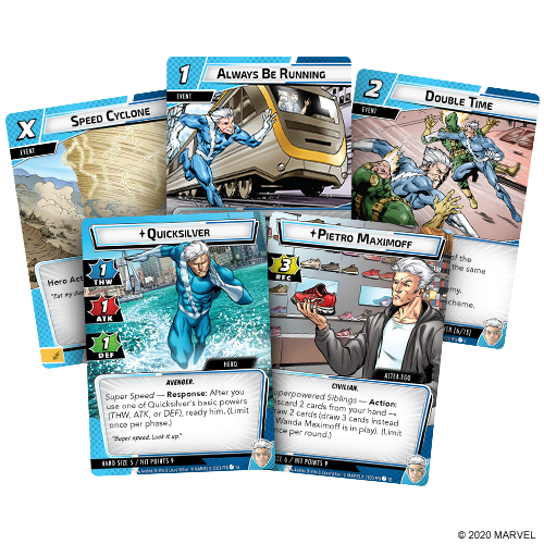 Marvel Champions: The Card Game - Quicksilver Hero Pack