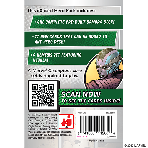 Marvel Champions: The Card Game - Gamora Hero Pack