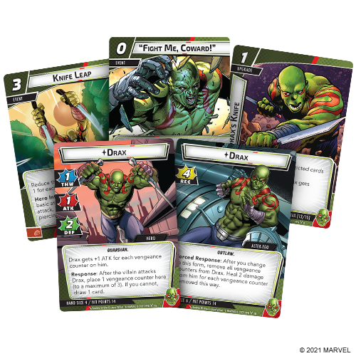 Marvel Champions: The Card Game - Drax Character Pack