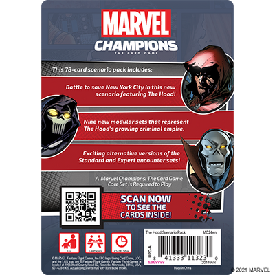 Marvel Champions: The Card Game - The Hood Scenario Pack