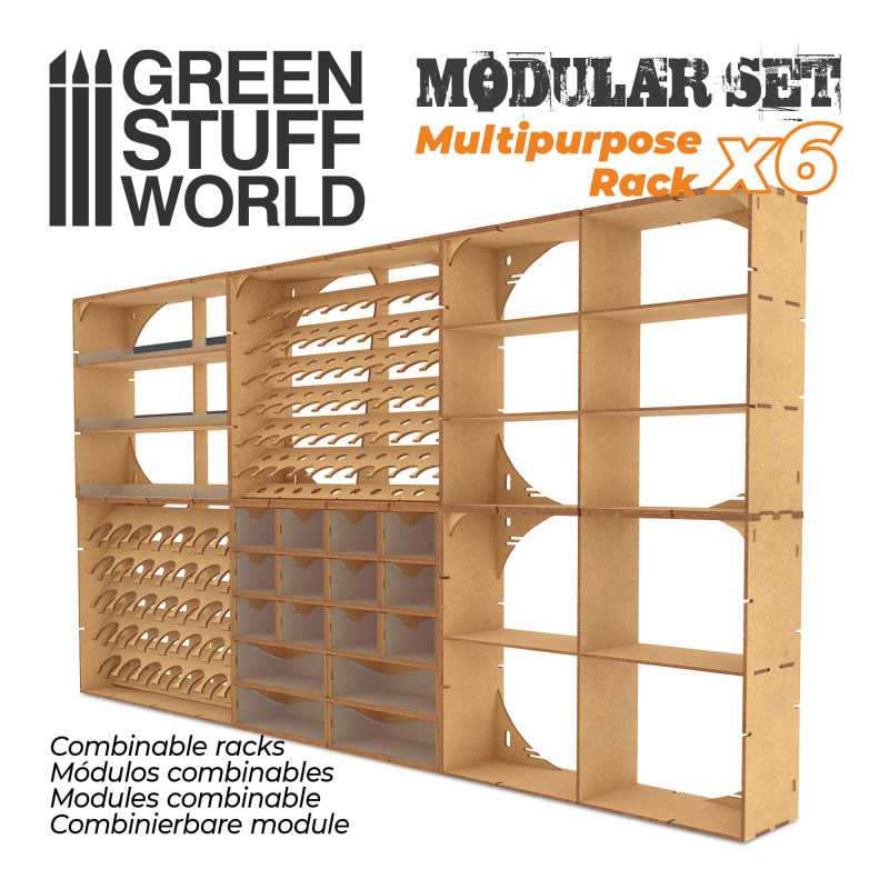 MDF Multipurpose Rack x6 (Green Stuff World)