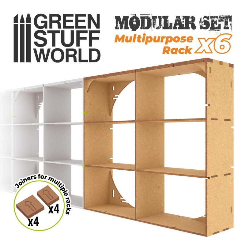 MDF Multipurpose Rack x6 (Green Stuff World)