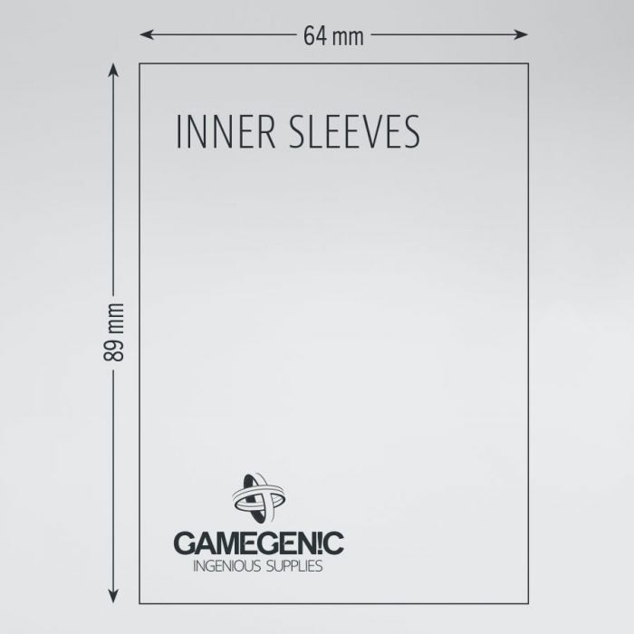 Gamegenic Matte Double Sleeving Pack 100 (black-matte)