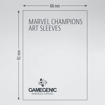 Gamegenic Marvel Champions Art Sleeves - Marvel Orange
