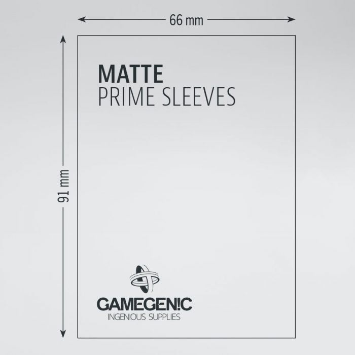 Gamegenic Matte Double Sleeving Pack 100 (black-matte)