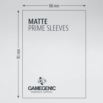 Gamegenic Matte Prime Sleeves (blue)