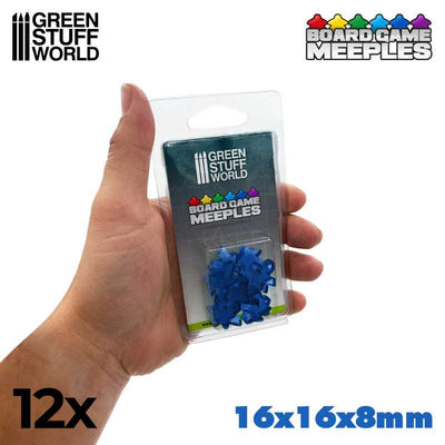 Meeples 16x16x8mm - Blue (Green Stuff World)