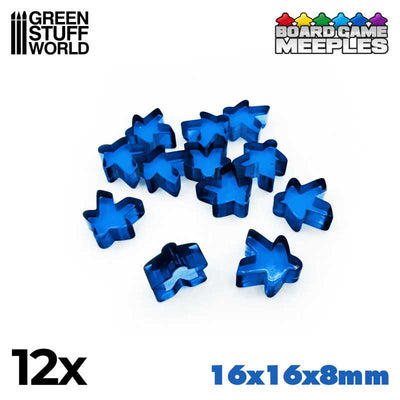 Meeples 16x16x8mm - Blue (Green Stuff World)