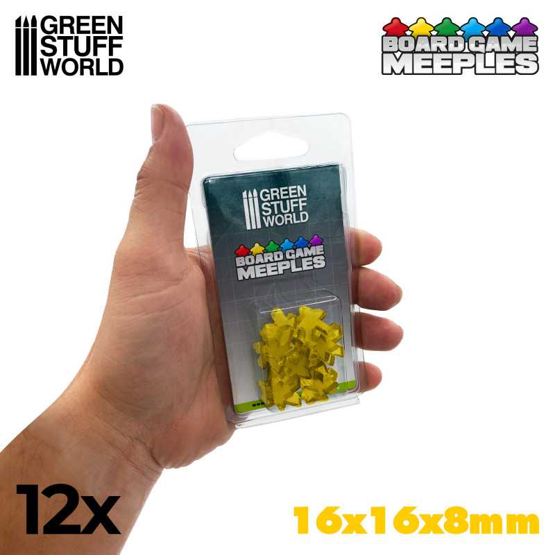 Meeples 16x16x8mm - Yellow (Green Stuff World)