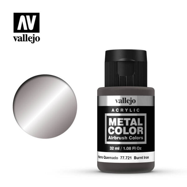 Vallejo Metal Color: Burnt Iron (77.721)