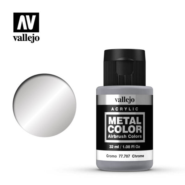 Vallejo Metal Color: Chrome (77.707)