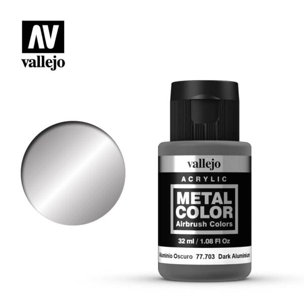 Vallejo Metal Color: Dark Aluminium (77.703)