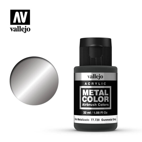 Vallejo Metal Color: Gunmetal Grey (77.720)
