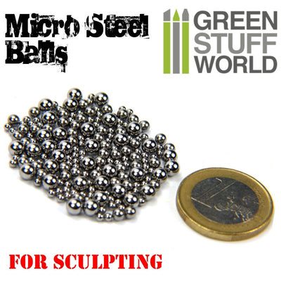 Micro STEEL Balls (2-4mm) (Green Stuff World)