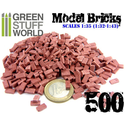 Model Bricks - Red x500 (Green Stuff World)