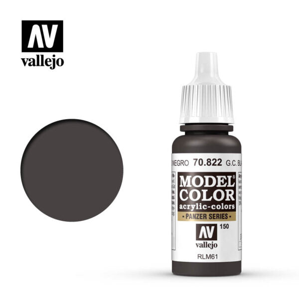 Vallejo Model Color: German Camouflage Black Brown (70.822)