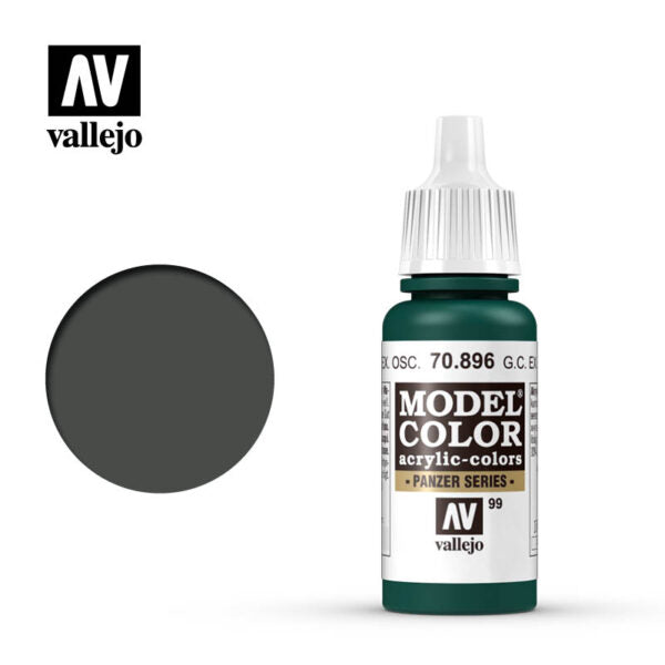 Vallejo Model Color: German Camouflage Extra Dark Green (70.896)