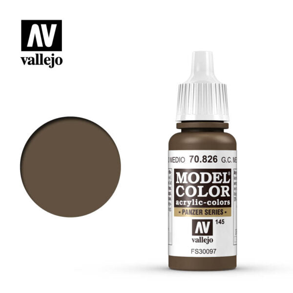 Vallejo Model Color: German Camouflage Med. Brown (70.826) (129)