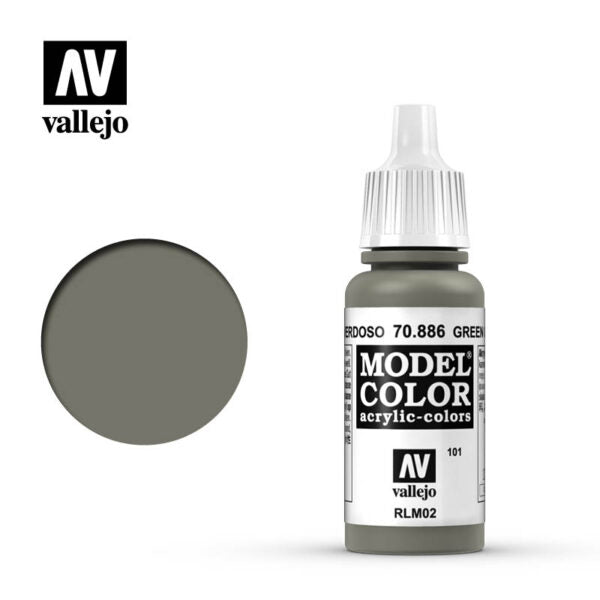 Vallejo Model Color: Green Grey (70.886)