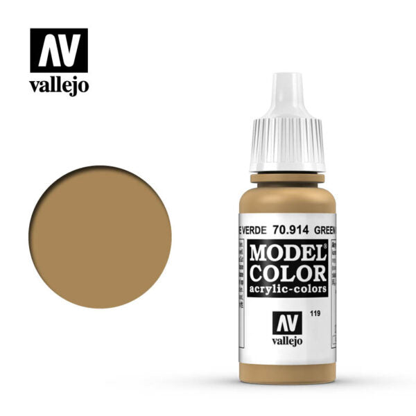 Vallejo Model Color: Green Ochre (70.914) (132)
