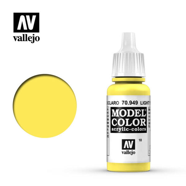 Vallejo Model Color: Light Yellow (70.949)