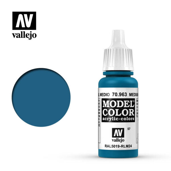 Vallejo Model Color: Medium Blue (70.963)