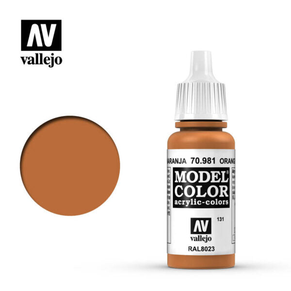 Vallejo Model Color: Orange Brown (70.981) (160)