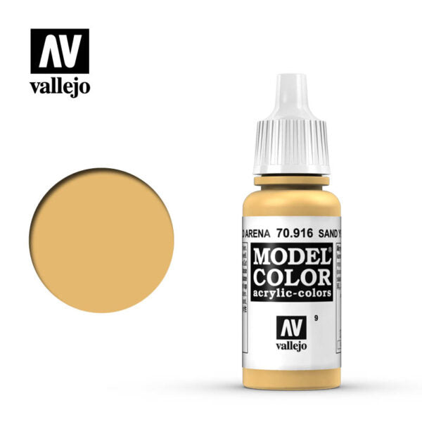 Vallejo Model Color: Sand Yellow (70.916)