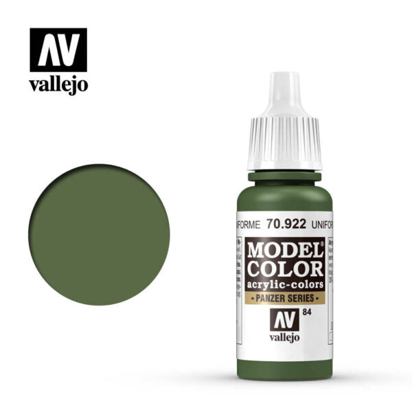 Vallejo Model Color: Uniform Green (70.922)