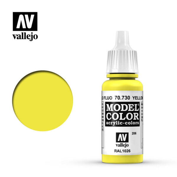 Vallejo Model Color: Fluorescent Yellow (70.730)