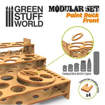 Modular Paint Rack - FRONT (Green Stuff World)
