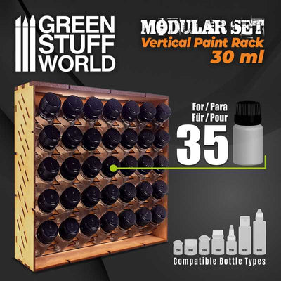 Modular Paint Rack - VERTICAL 30ml (Green Stuff World)