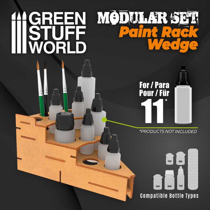 Modular Paint Rack - WEDGE (Green Stuff World)