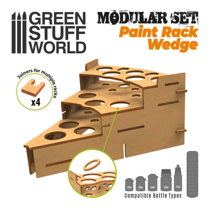 Modular Paint Rack - WEDGE (Green Stuff World)