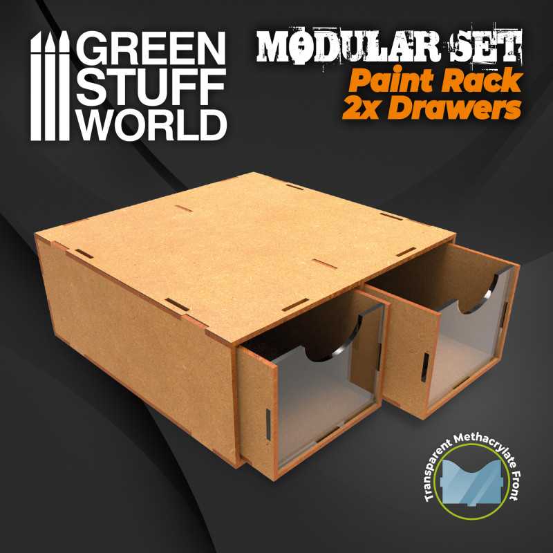 Modular Set 2x Drawers (Green Stuff World)