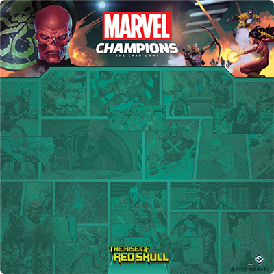 Marvel Champions: The Card Game - Red Skull 1-4 Player Game Mat