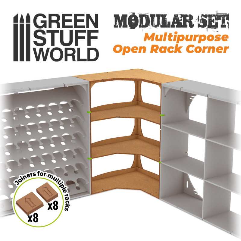 Multipurpose Open Rack - Corner (Green Stuff World)