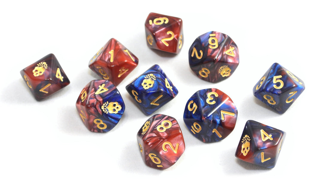 Elder Dice: Mark of the Necronomicon - Blood and Magick d10 Set