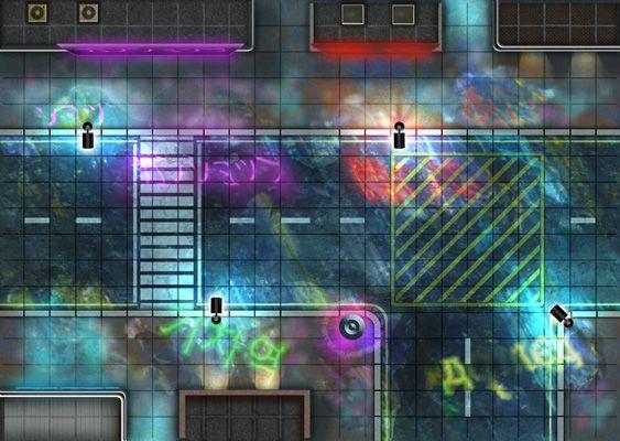 Giant Book of CyberPunk Battle Mats - A3 (12x16)