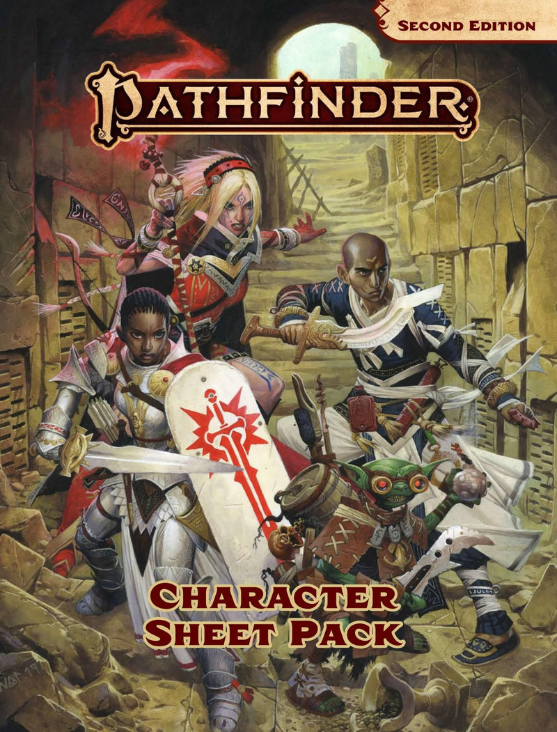 Pathfinder Roleplaying Game (2nd Edition) - Pathfinder Character Sheet Pack