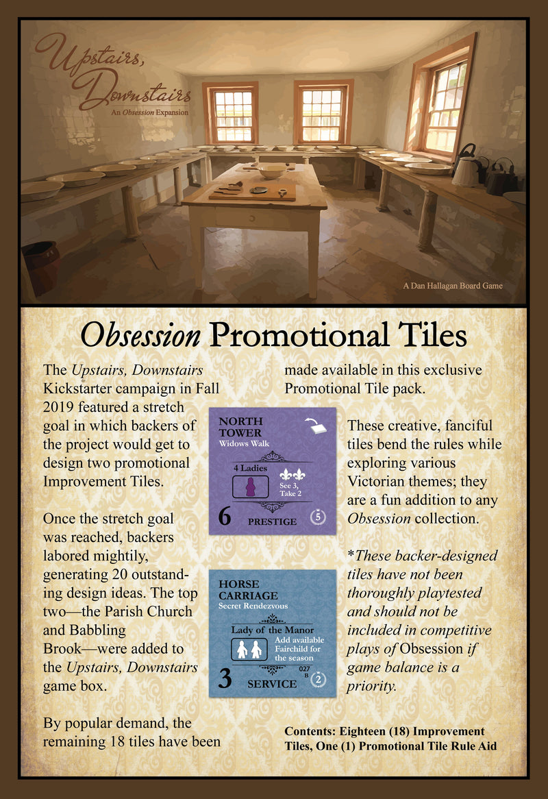 Obsession: Promotional Tiles (2nd Edition)