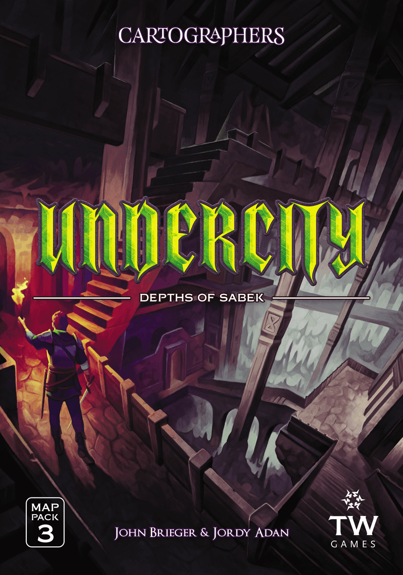 Cartographers Map Pack 3: Undercity – Depths of Sabek