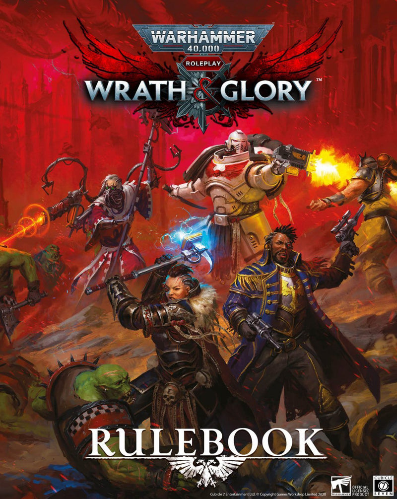 Warhammer 40,000 Roleplay: Wrath & Glory - Core Rulebook (Cubicle 7 Revised Edition)