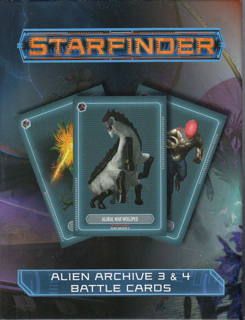 Starfinder Roleplaying Game - Alien Archive 3 & 4 Battle Cards