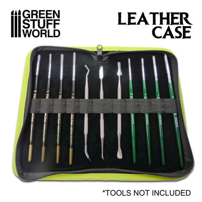 Premium Leather Case for Tools and Brushes (Green Stuff World)